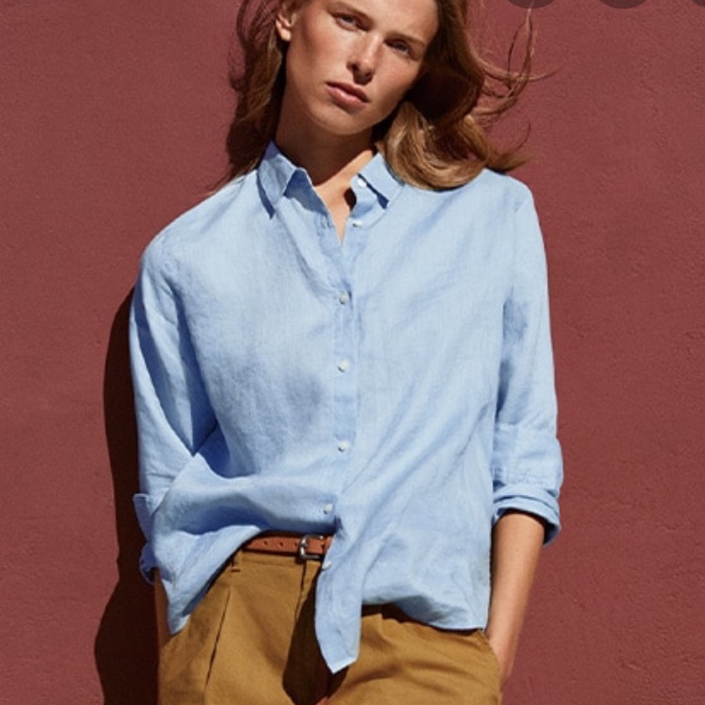 Uniqlo Premium Linen Shirt XS NEW